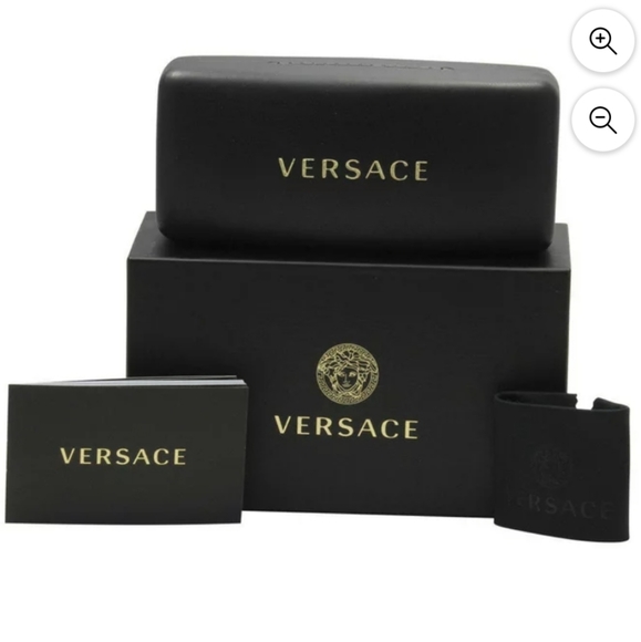 VERSACE Palm Print Sunglasses - Full Inclusion! Like NEW! - Picture 10 of 10